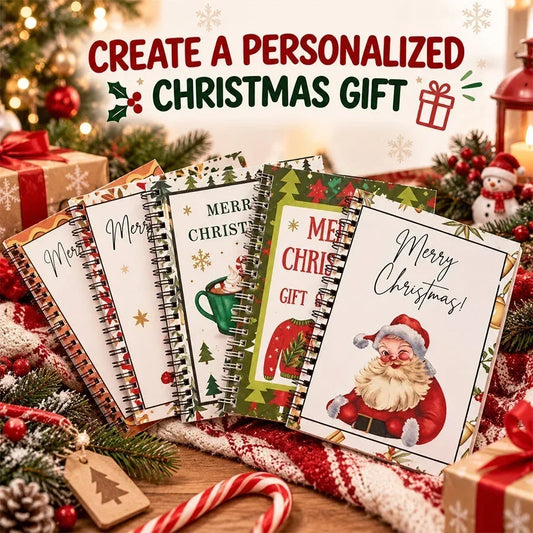 🔥 Christmas Gift Card Book🔥 – 12 Gift Card Pages & Personal Message Holder