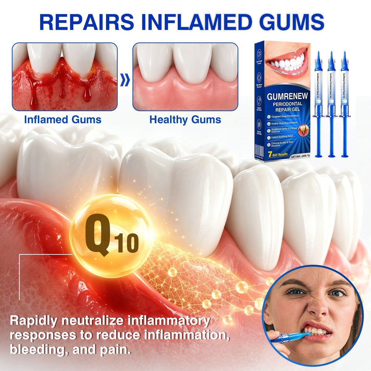 🇺🇸👨‍⚕️🦷🛡️𝗚𝘂𝗺𝗥𝗲𝗻𝗲𝘄 Periodontal Repair Gel