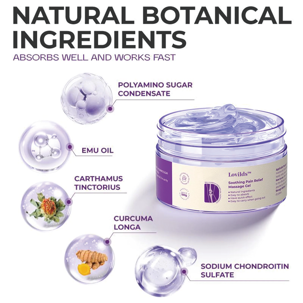 ✨LOVILDS™ Pain Relief Gel – With Turmeric & Emu Oil for Arthritis & Joint Support🎁