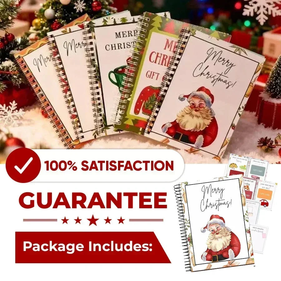 🔥 Christmas Gift Card Book🔥 – 12 Gift Card Pages & Personal Message Holder
