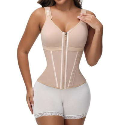 Alisanda™ Waist Shapewear for Women with Bra Waist-Defining Girdle Workout Shapewear with Adjustable Shoulder Strap