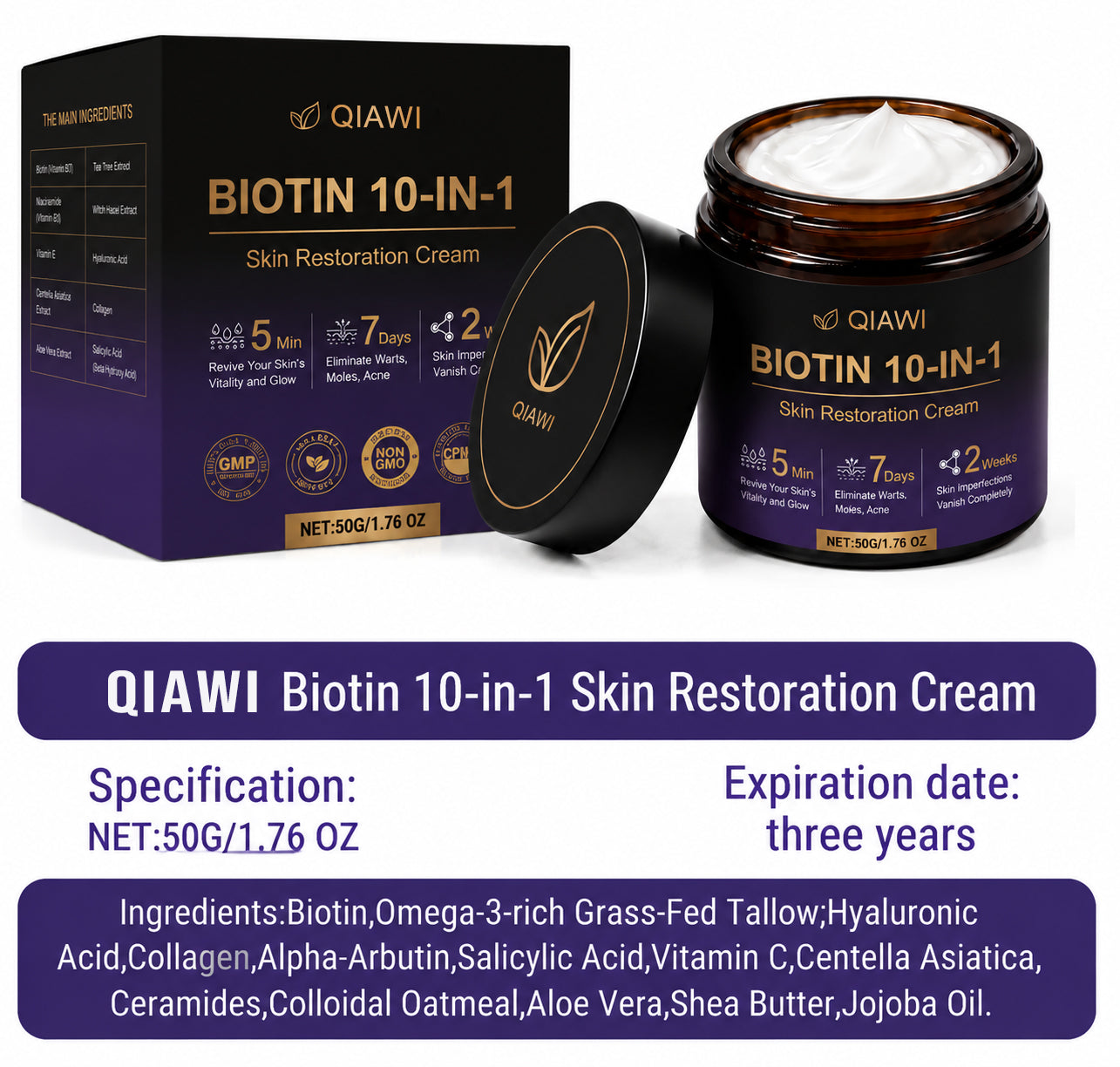 💎 Advanced Anti-Aging Cream ✨ Firming & Hydrating Face Moisturizer 🌸 Youthful Glow